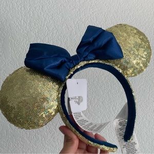 Disney Parks - Minnie Mouse Sequin Ear Headband
For Adults - Gold & Blue